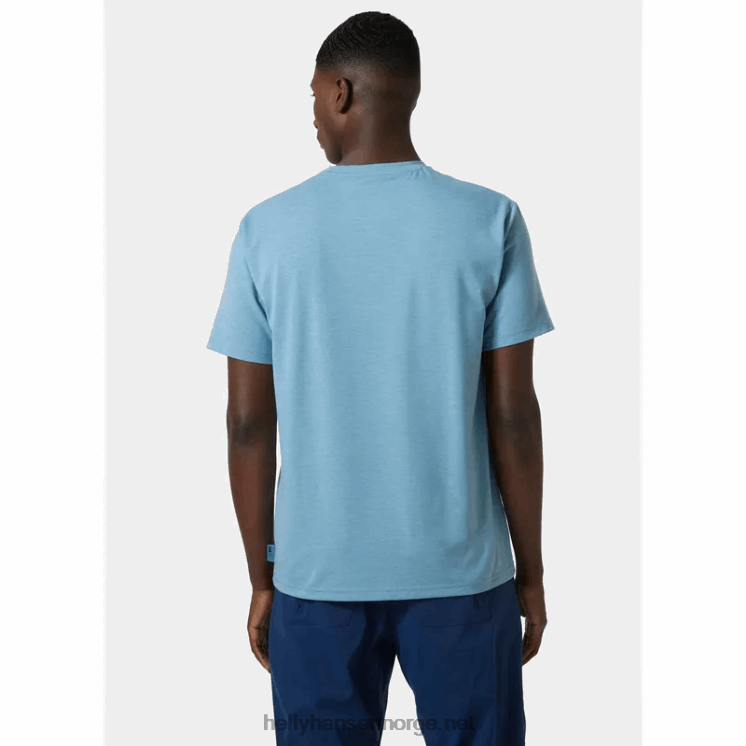 herre skog resirkulert grafisk t-skjorte Helly-Hansen F6TJ0846 hav