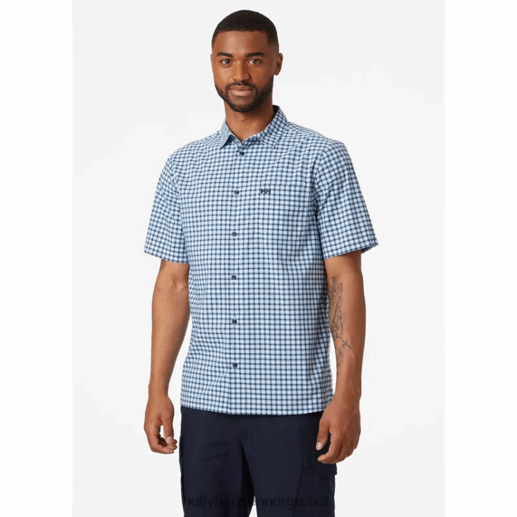 herrefjord hurtigtørkende kortermet skjorte 2.0 Helly-Hansen F6TJ0909 marinen