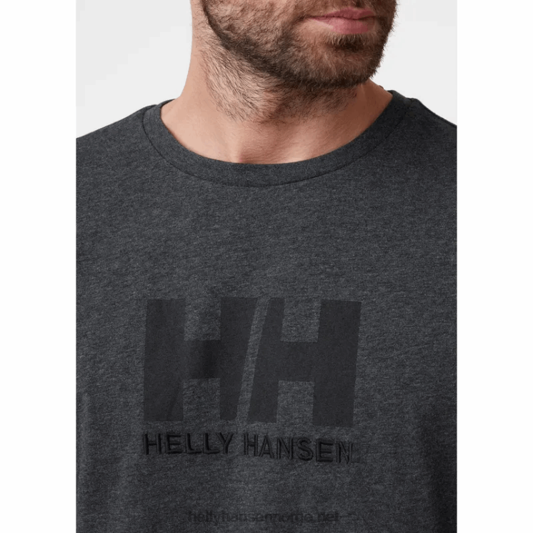hh logo t-skjorte for menn Helly-Hansen F6TJ0855 rød