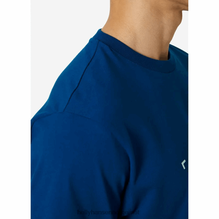 t-skjorte i bomull for menn Helly-Hansen F6TJ0946 gran