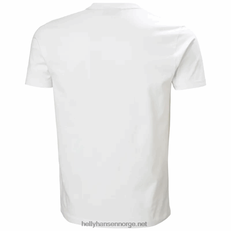t-skjorte i bomull for menn Helly-Hansen F6TJ0947 dyp fjord