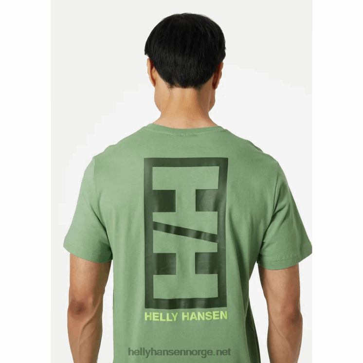 t-skjorte i bomull for menn Helly-Hansen F6TJ0949 svart