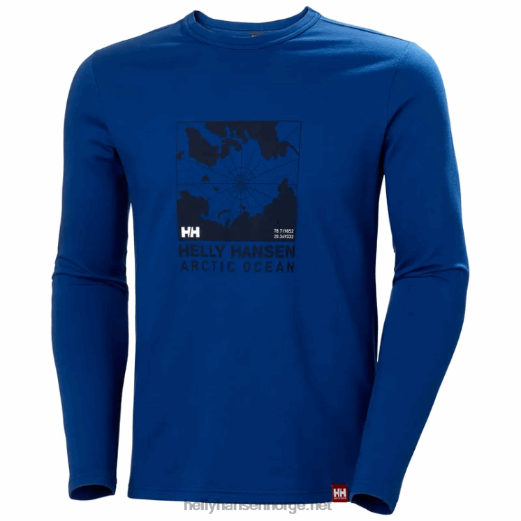 yu20 langermet t-skjorte for menn Helly-Hansen F6TJ0937 svart