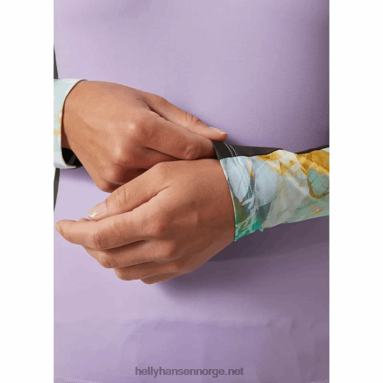 kvinners vannkraft høy midje bunn Helly-Hansen F6TJ02721 jade esra
 marineblå stripe