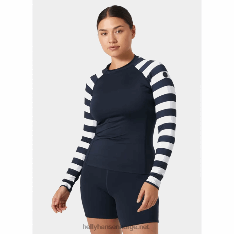 vannklær rashguard for kvinner Helly-Hansen F6TJ02722 jade esra