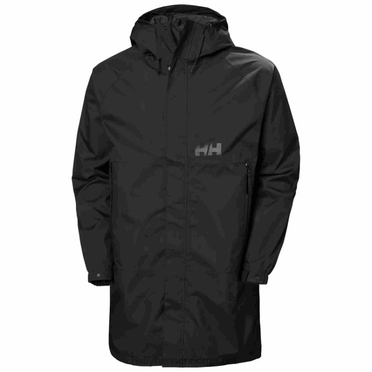 aktiv lang frakk for menn Helly-Hansen F6TJ0273 svart