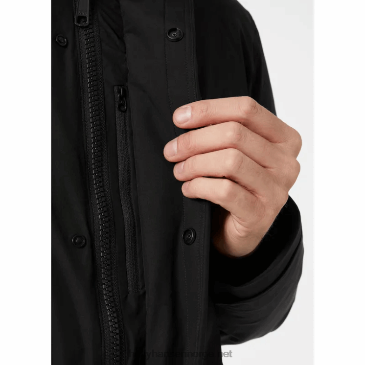 urban profesjonell dunfrakk for menn Helly-Hansen F6TJ0350 svart